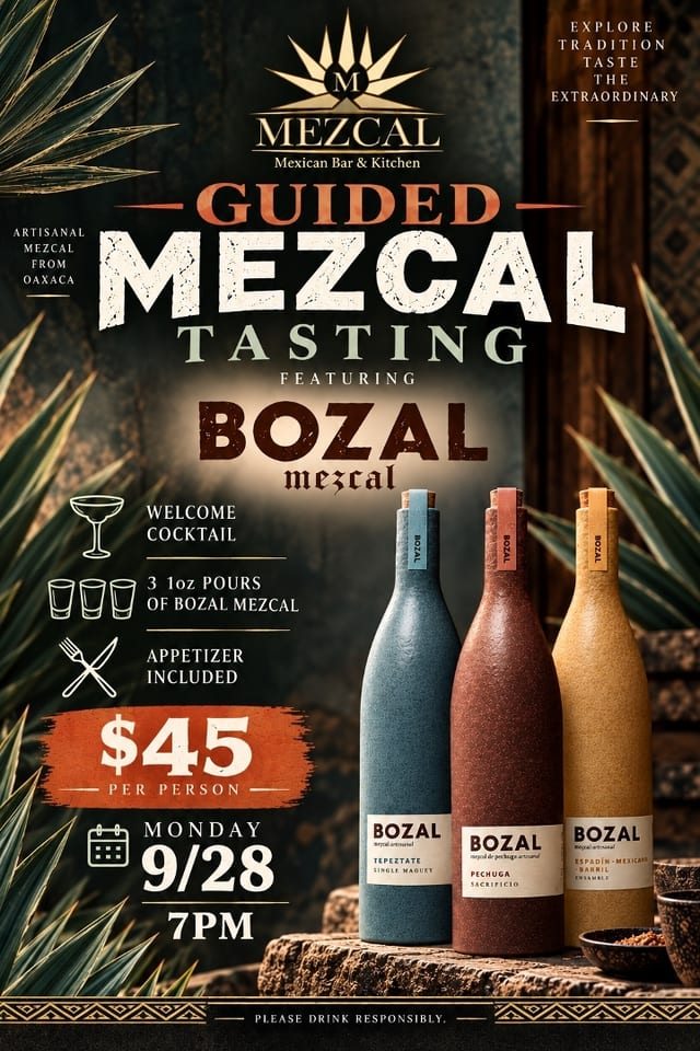 Bozal - Mezcal Tasting.